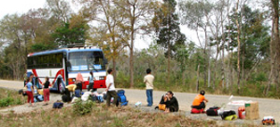 Soft sleeper Bus to Dien Bien Phu