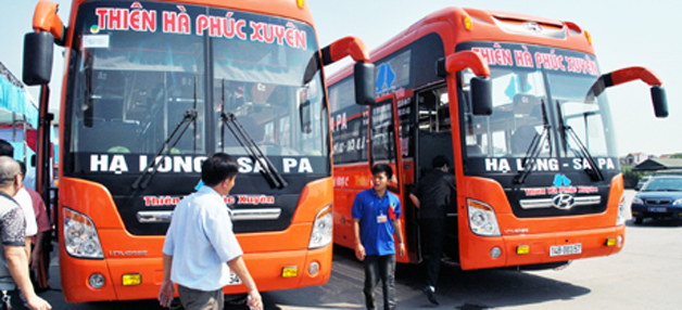 High quality bus to Ha Long Bay
